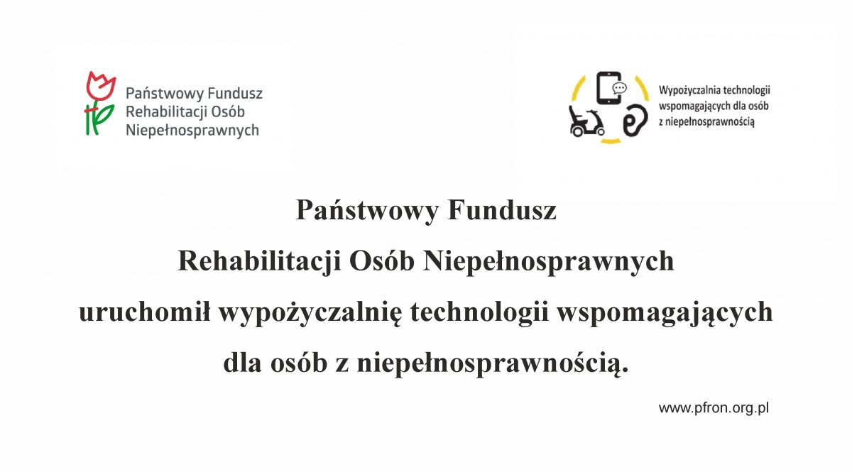 Wypożyczalnia technologii wspomagających dla osób z niepełnosprawnością